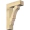 Ekena Millwork Balboa Block Rough Sawn Bracket w/ Offset Brace, Douglas Fir, 8"W x 26"D x 38"H BKT0806X26X38BOA05RDF - alternate 1